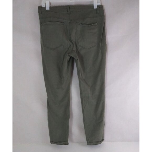 Rue 21 Women's Olive Green Straight Leg Stretch Jeans Size 16 Short Inseam 25" - Picture 2 of 8